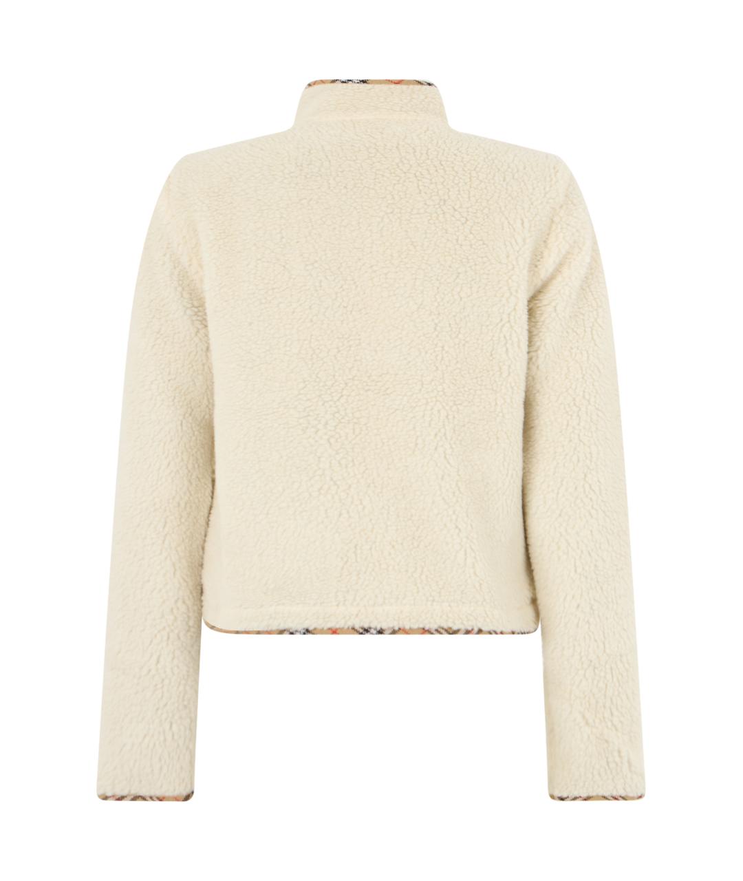 BURBERRY Бежевая шерстяная куртка, фото 2