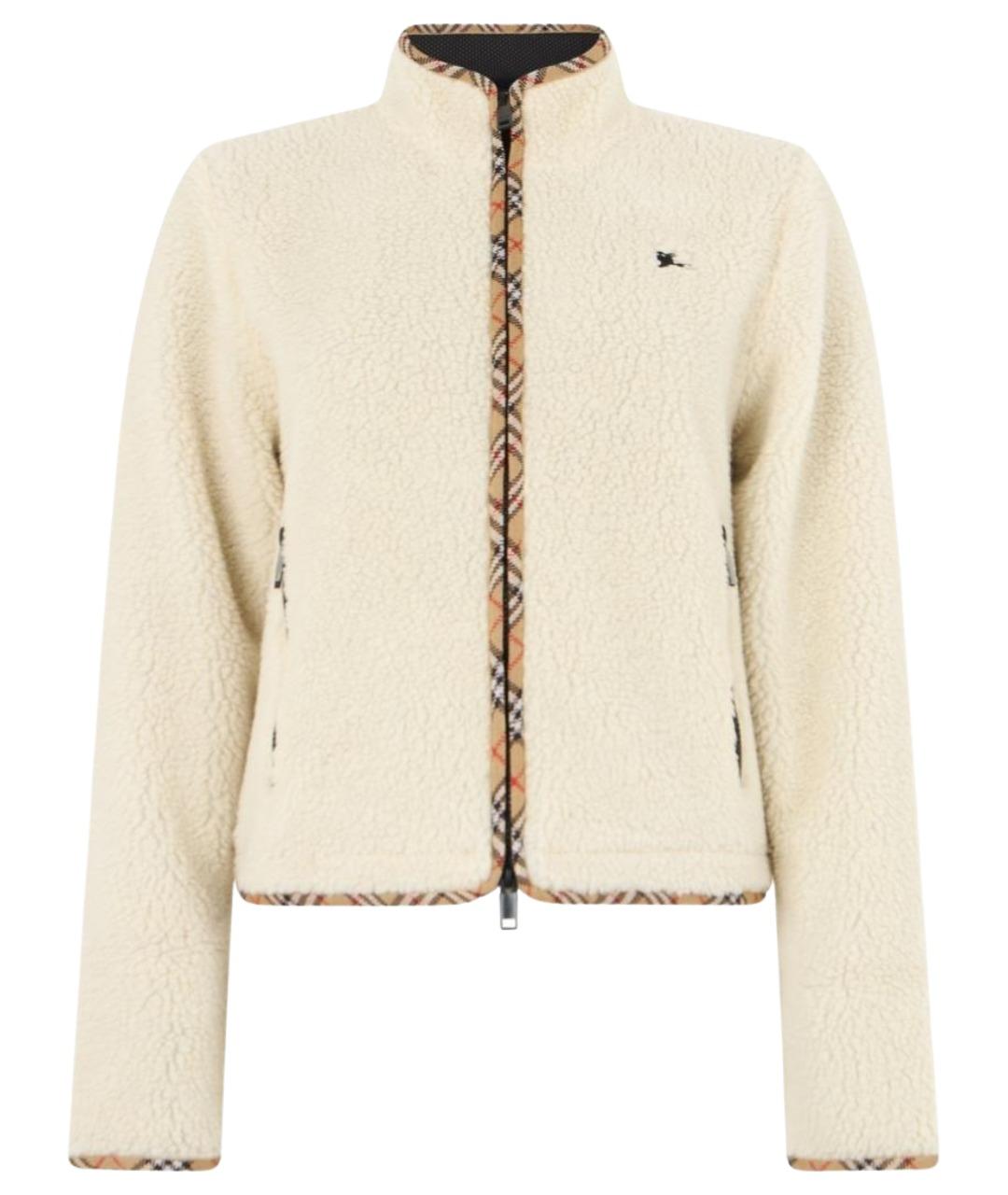 BURBERRY Бежевая шерстяная куртка, фото 1
