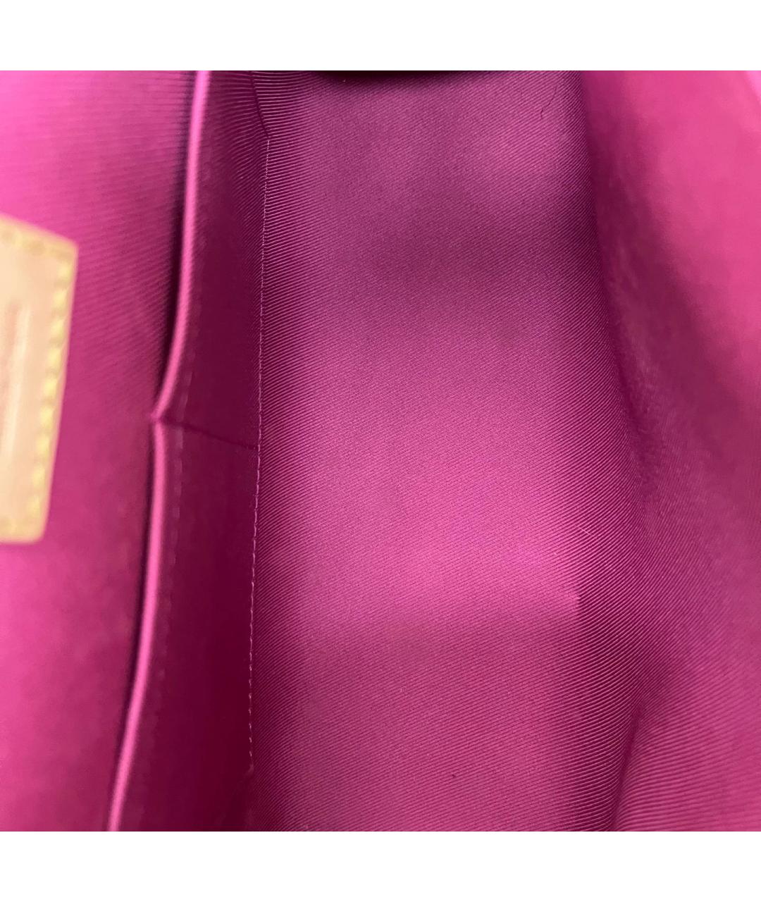 LOUIS VUITTON Коричневая кожаная сумка через плечо, фото 9