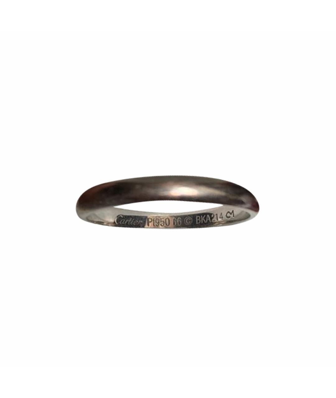 CARTIER Серебряное платиновое кольцо, фото 1