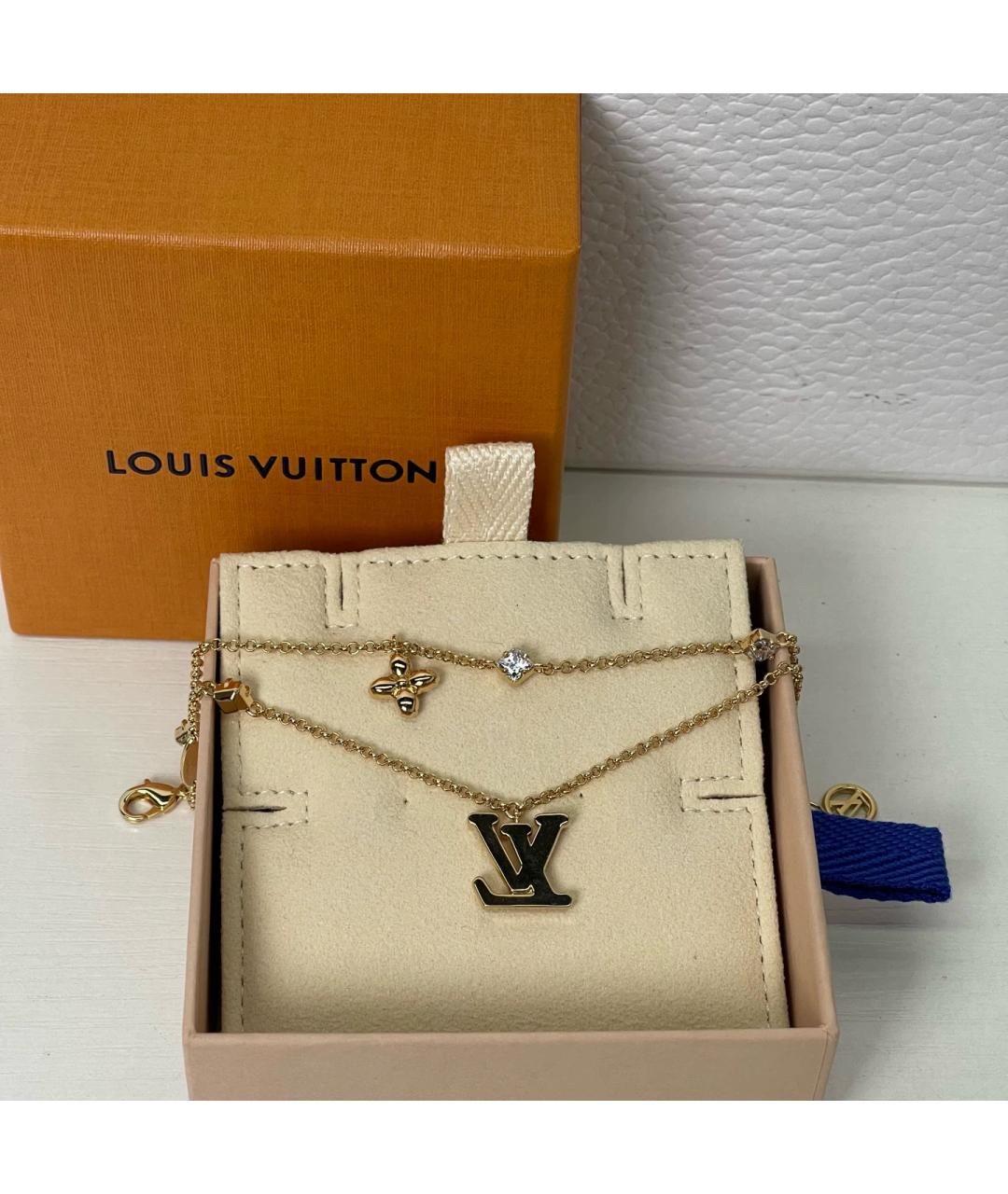 LOUIS VUITTON Золотой позолоченный браслет, фото 3