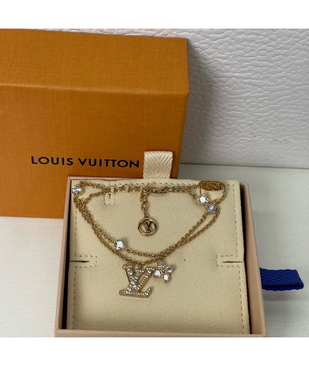 LOUIS VUITTON Золотой позолоченный браслет, фото 4