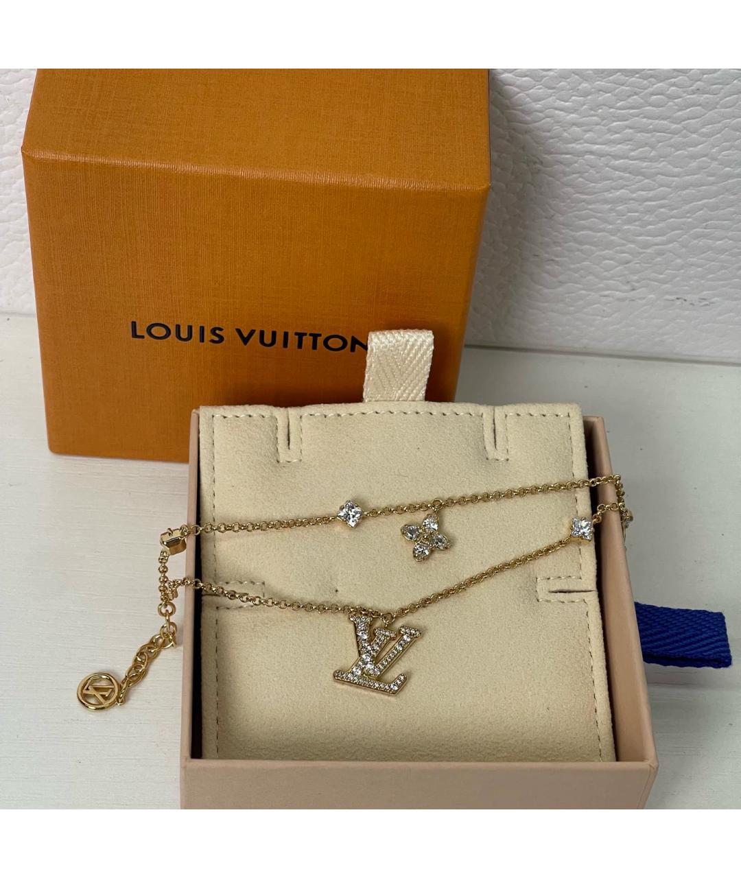 LOUIS VUITTON Золотой позолоченный браслет, фото 2