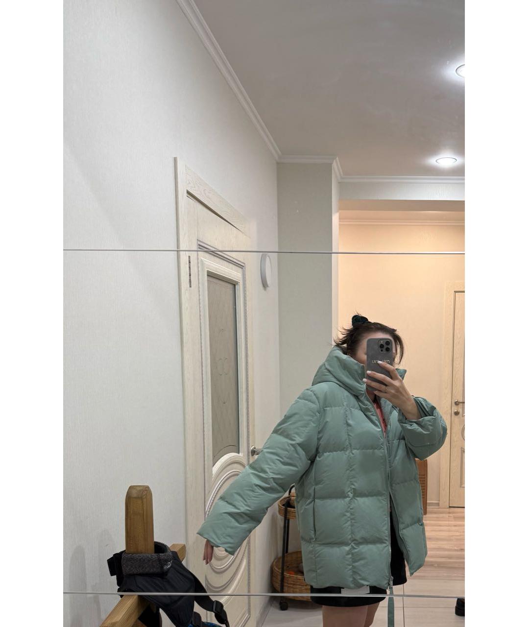 JIL SANDER Зеленый пуховик, фото 5