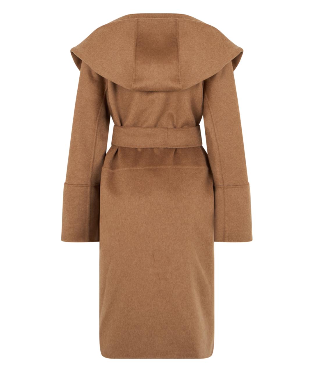 'S MAX MARA Коричневое кашемировое пальто, фото 2