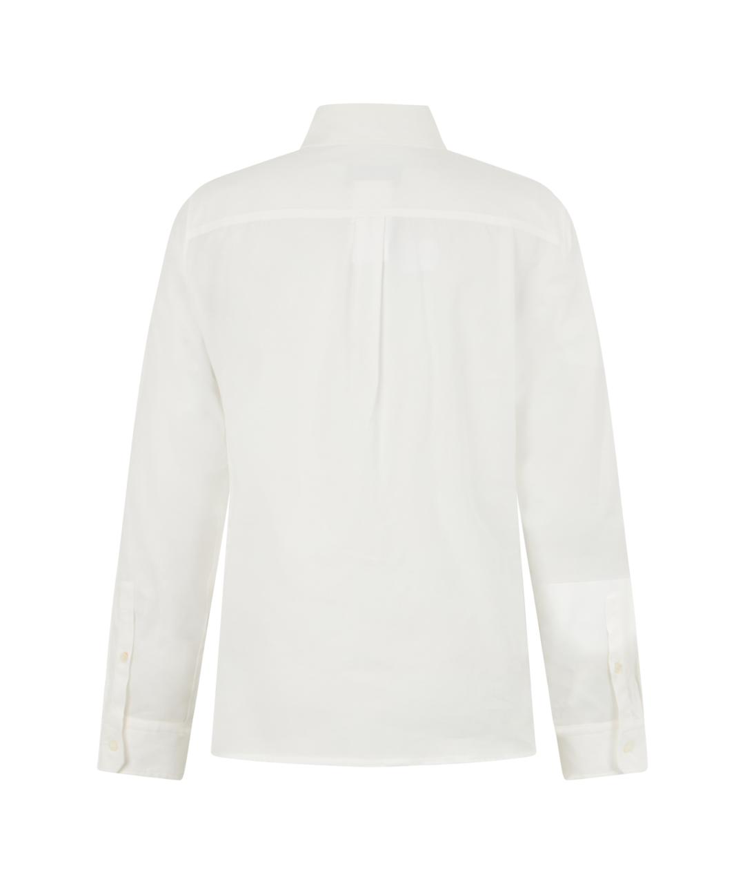WEEKEND MAX MARA Белая хлопковая рубашка, фото 2