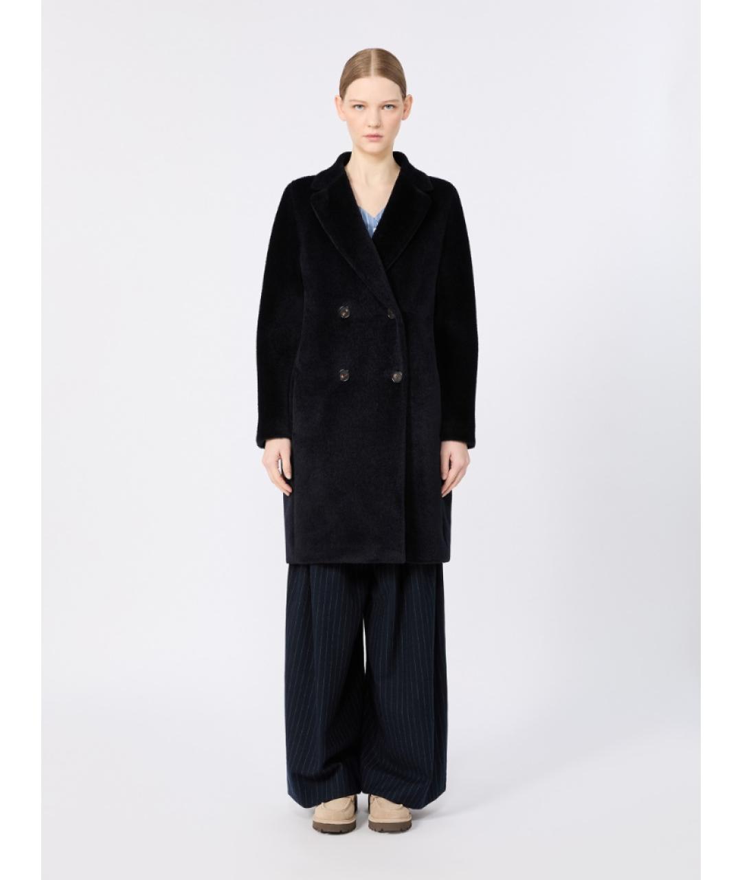 'S MAX MARA Синее шерстяное пальто, фото 3