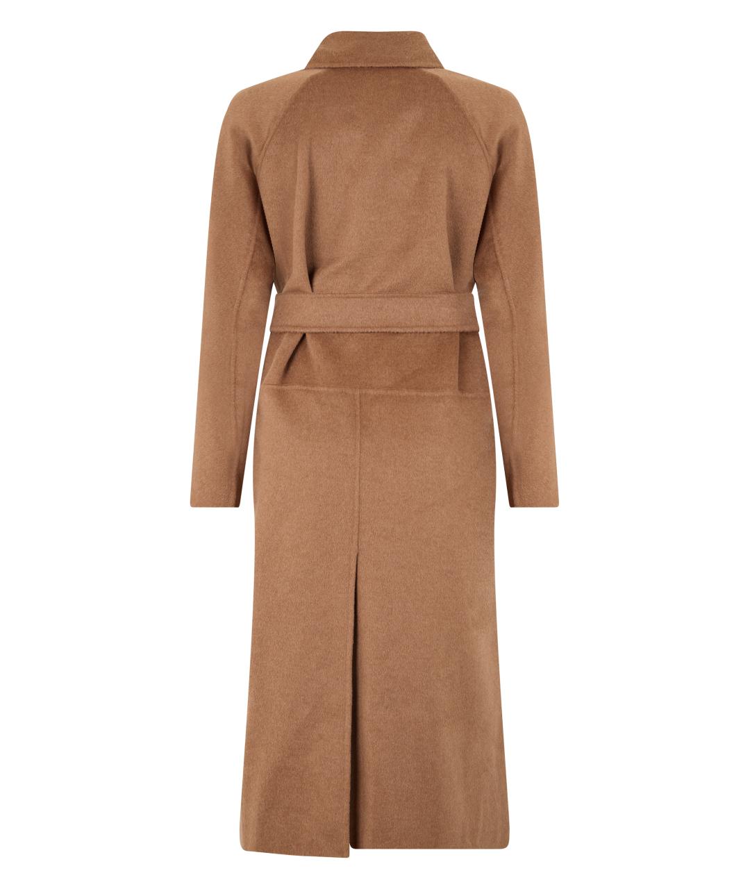'S MAX MARA Коричневое кашемировое пальто, фото 2