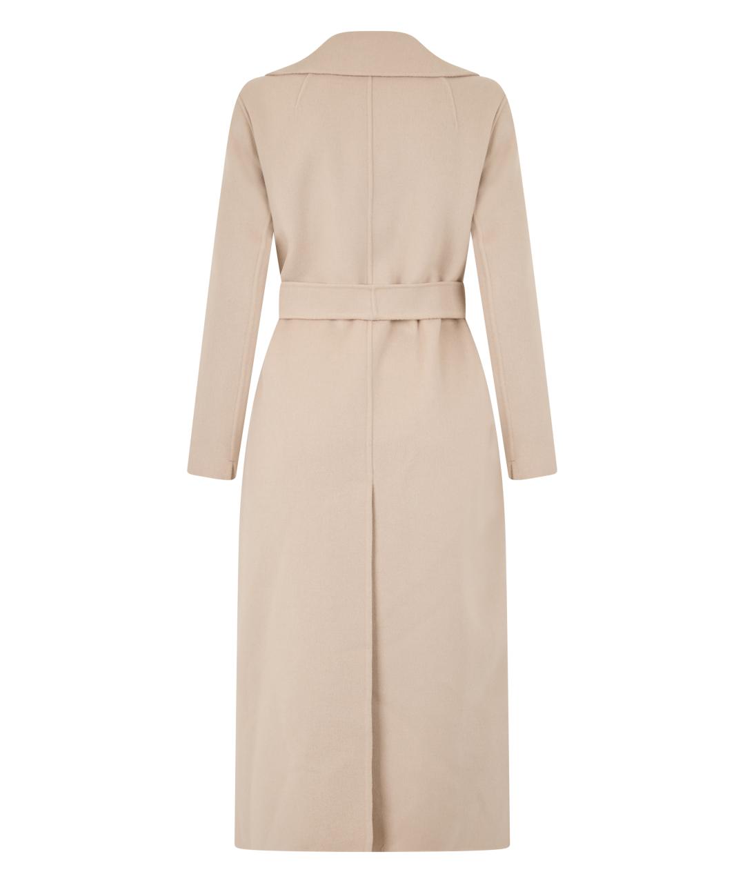 'S MAX MARA Бежевое шерстяное пальто, фото 2