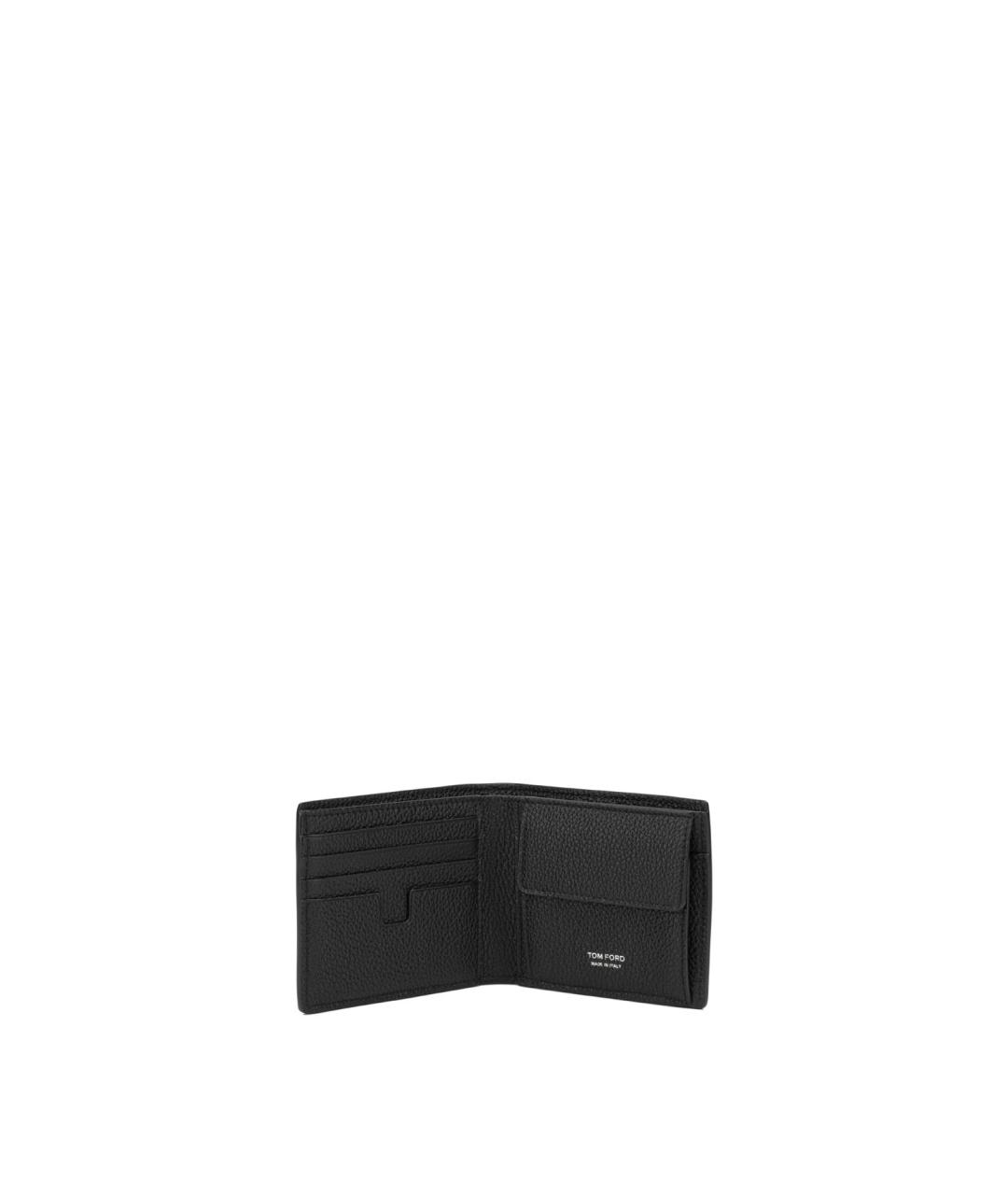 TOM FORD Черный кожаный кошелек, фото 5