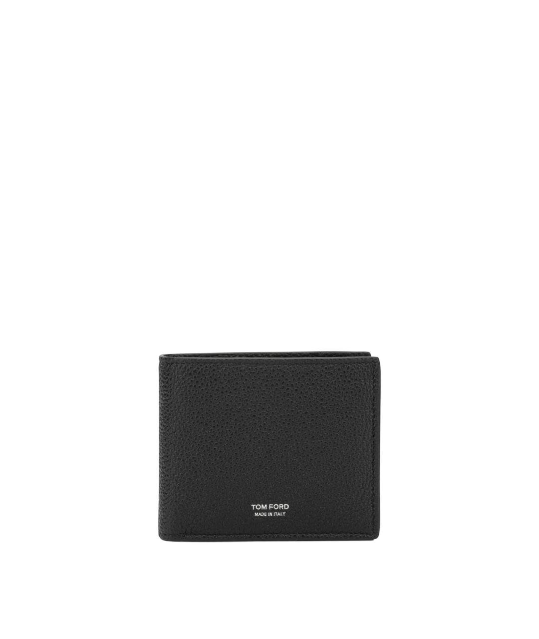 TOM FORD Черный кожаный кошелек, фото 6