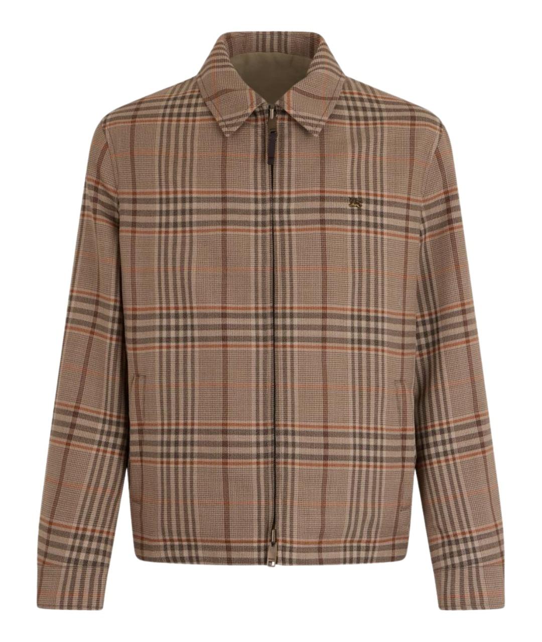 BURBERRY Бежевая шерстяная куртка, фото 1