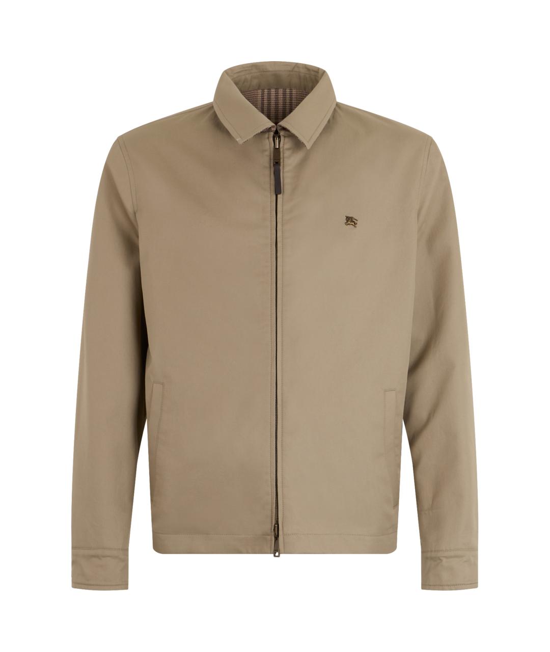 BURBERRY Бежевая шерстяная куртка, фото 3