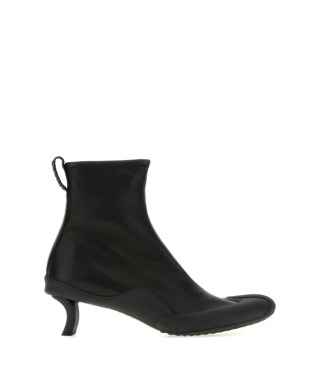 LOEWE Черные кожаные ботильоны, фото 1