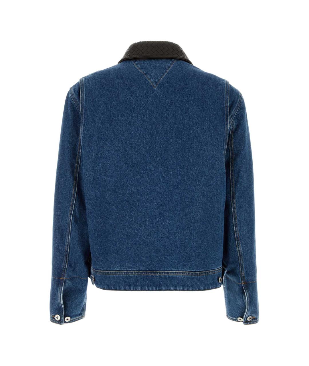 BOTTEGA VENETA Синяя хлопковая куртка, фото 2