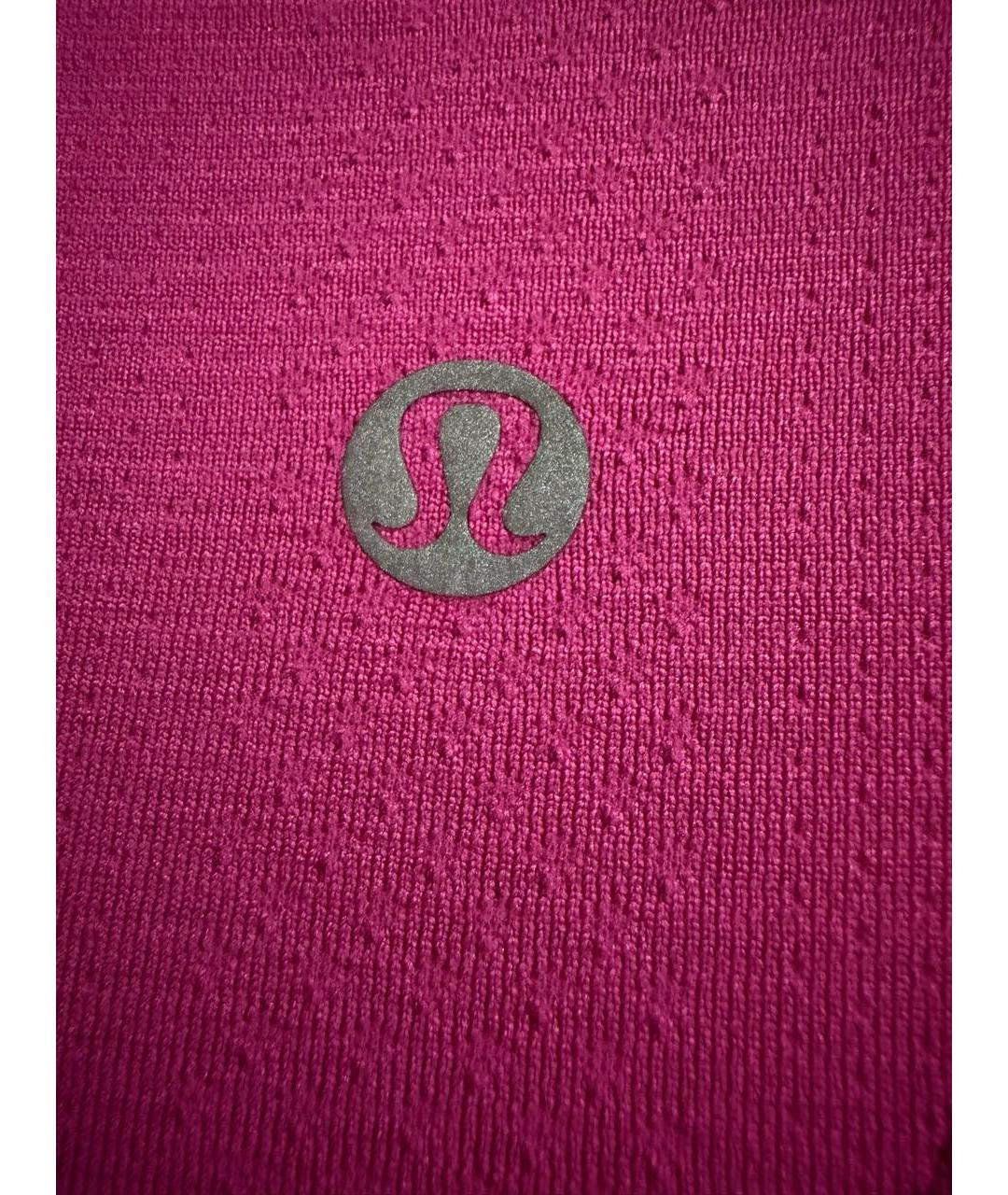 Lululemon Розовая нейлоновая майка, фото 6