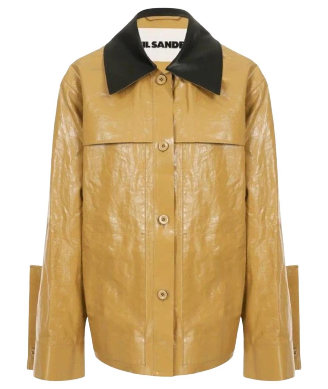 JIL SANDER Желтая льняная куртка, фото 1