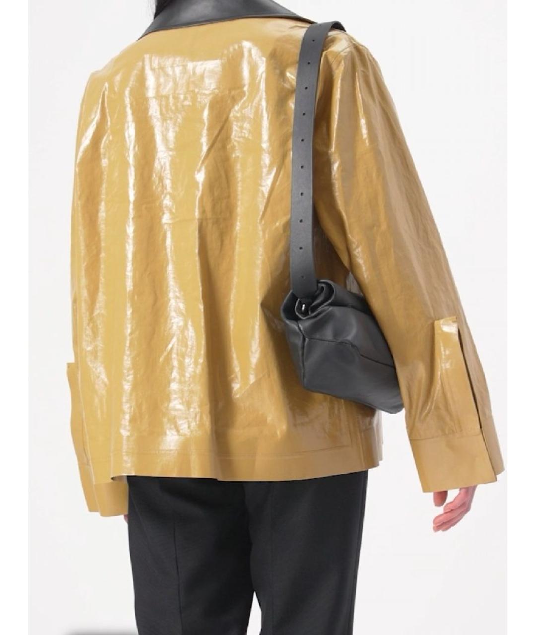 JIL SANDER Желтая льняная куртка, фото 6