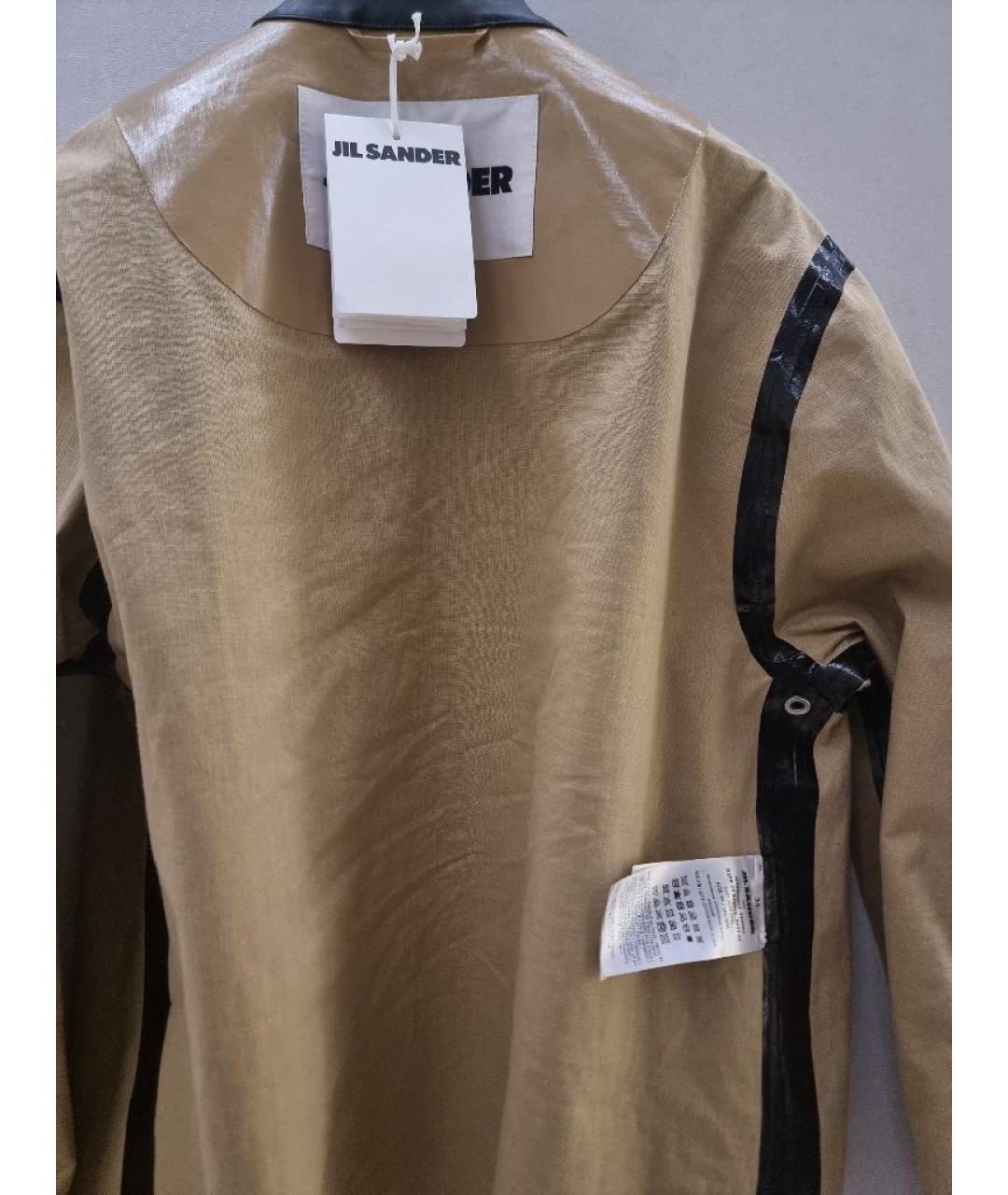 JIL SANDER Желтая льняная куртка, фото 3