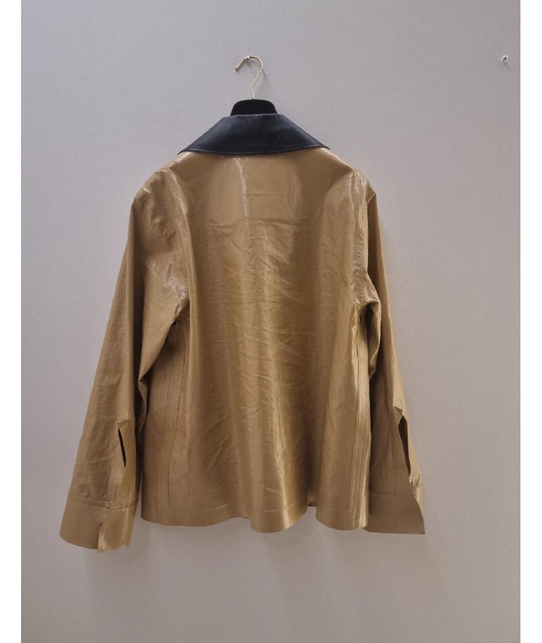 JIL SANDER Желтая льняная куртка, фото 2