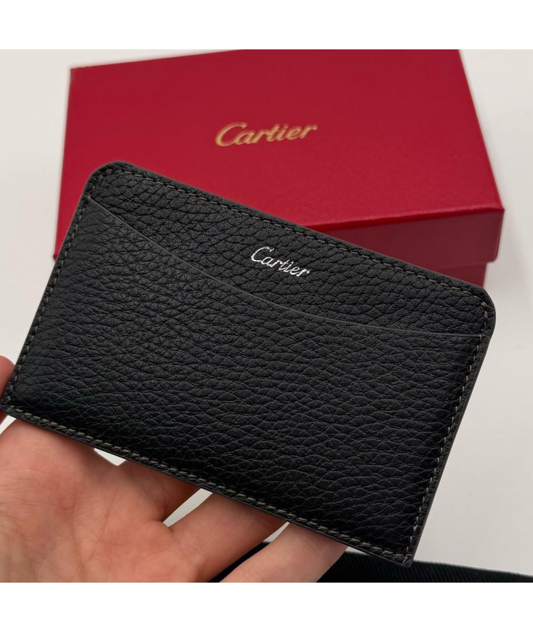 CARTIER Черный кардхолдер, фото 6