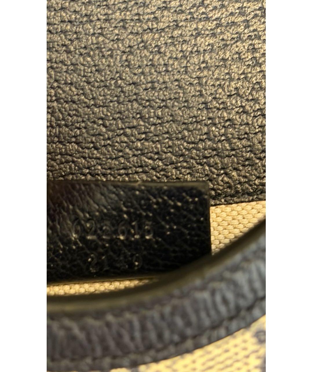 GUCCI Бежевая поясная сумка из канвы, фото 6