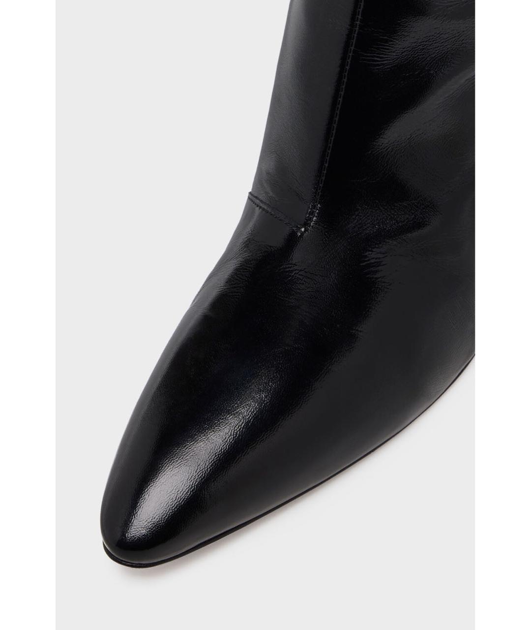 MAISON MARGIELA Черные кожаные ботильоны, фото 5