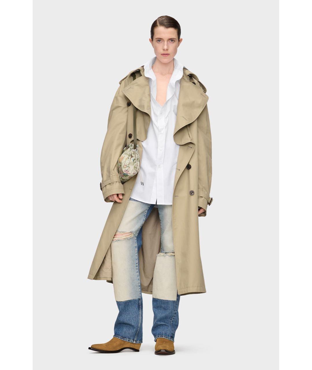 MAISON MARGIELA Коричневые замшевые ботильоны, фото 6