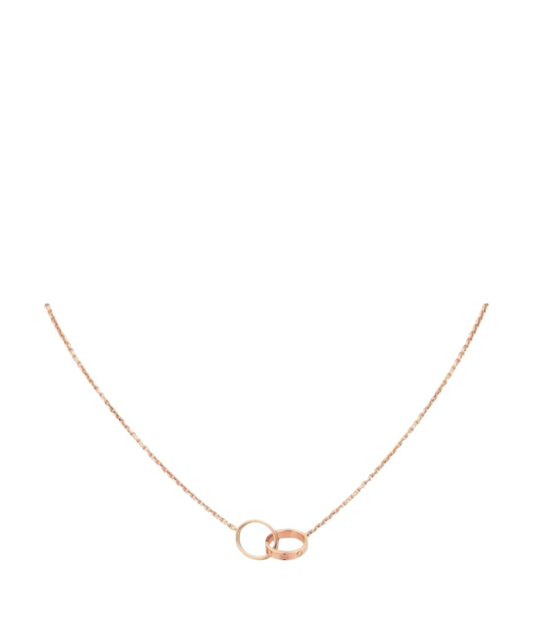 CARTIER Золотое колье из розового золота, фото 1