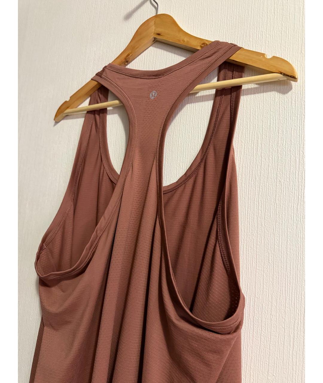 Lululemon Розовая нейлоновая майка, фото 8