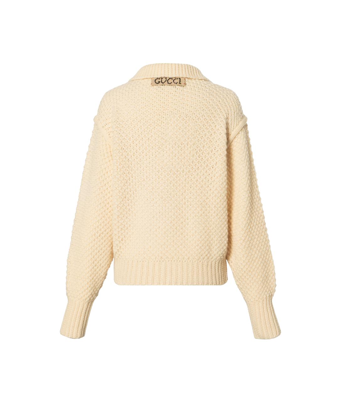 GUCCI Бежевый джемпер / свитер, фото 2