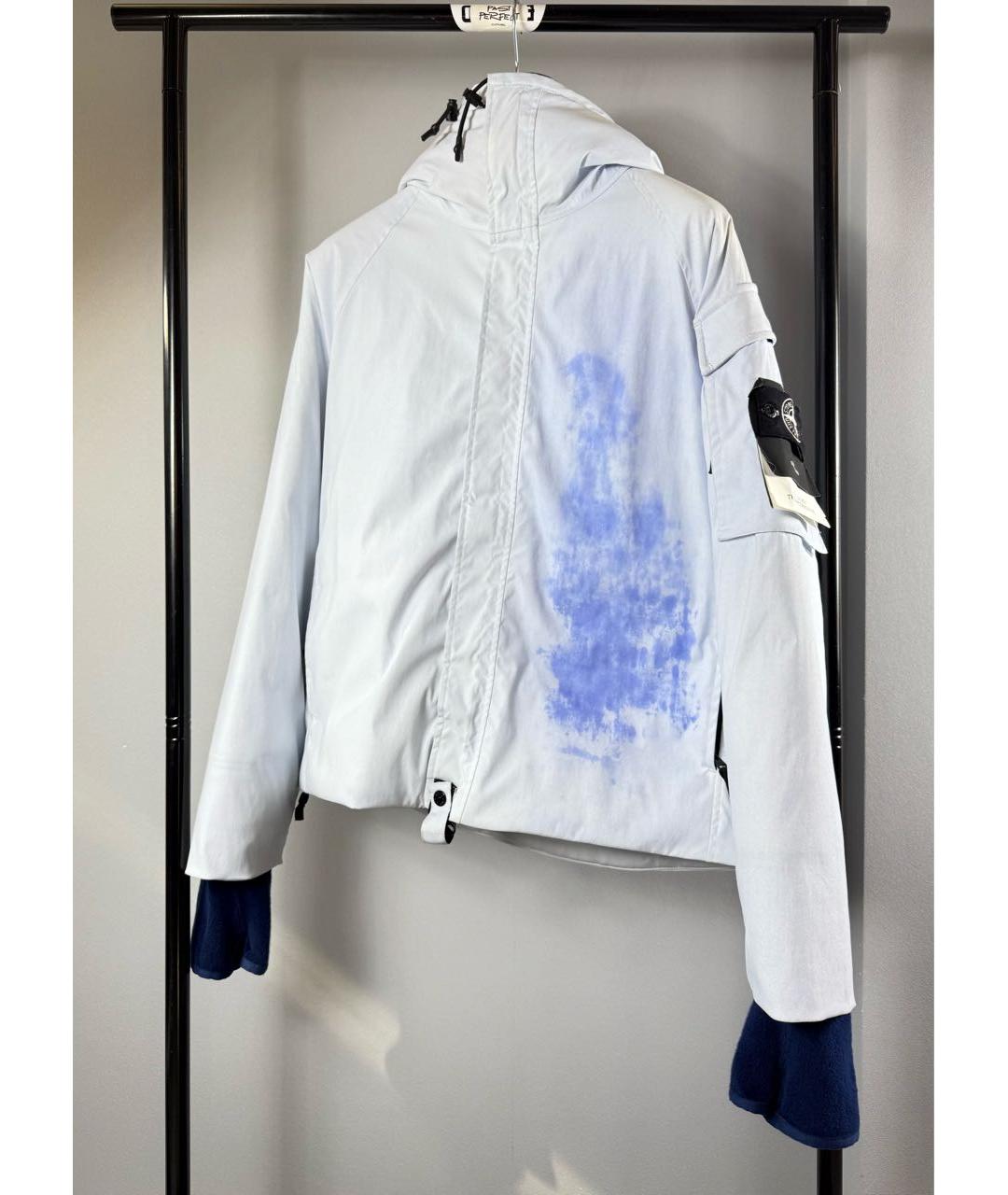 STONE ISLAND Белая полиамидовая куртка, фото 2