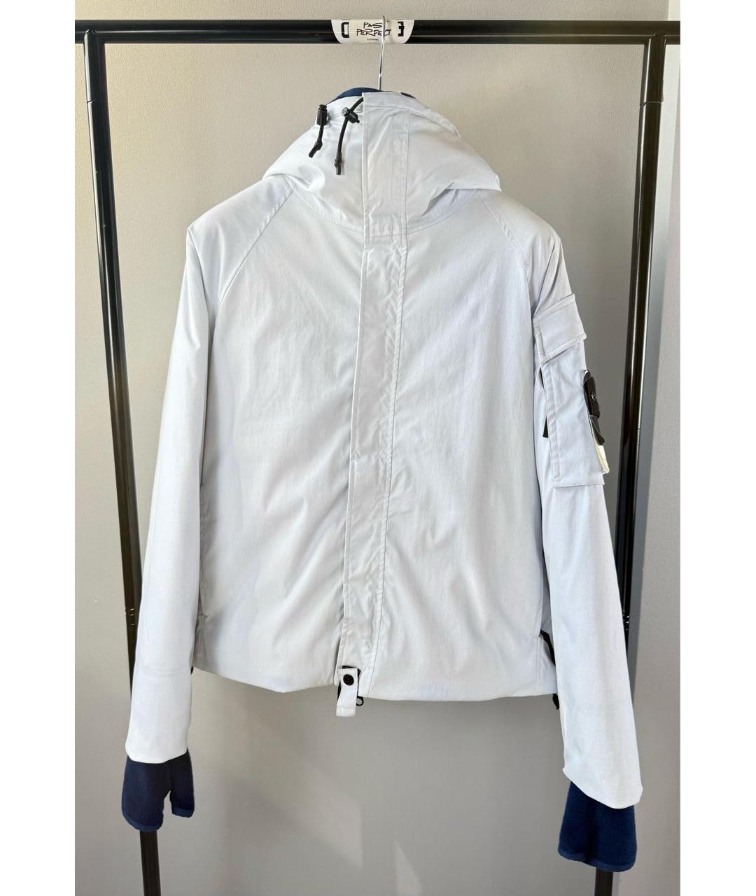 STONE ISLAND Белая полиамидовая куртка, фото 9