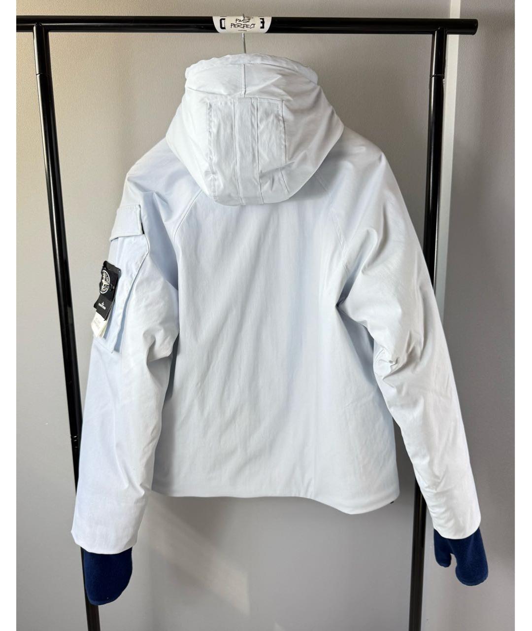 STONE ISLAND Белая полиамидовая куртка, фото 3