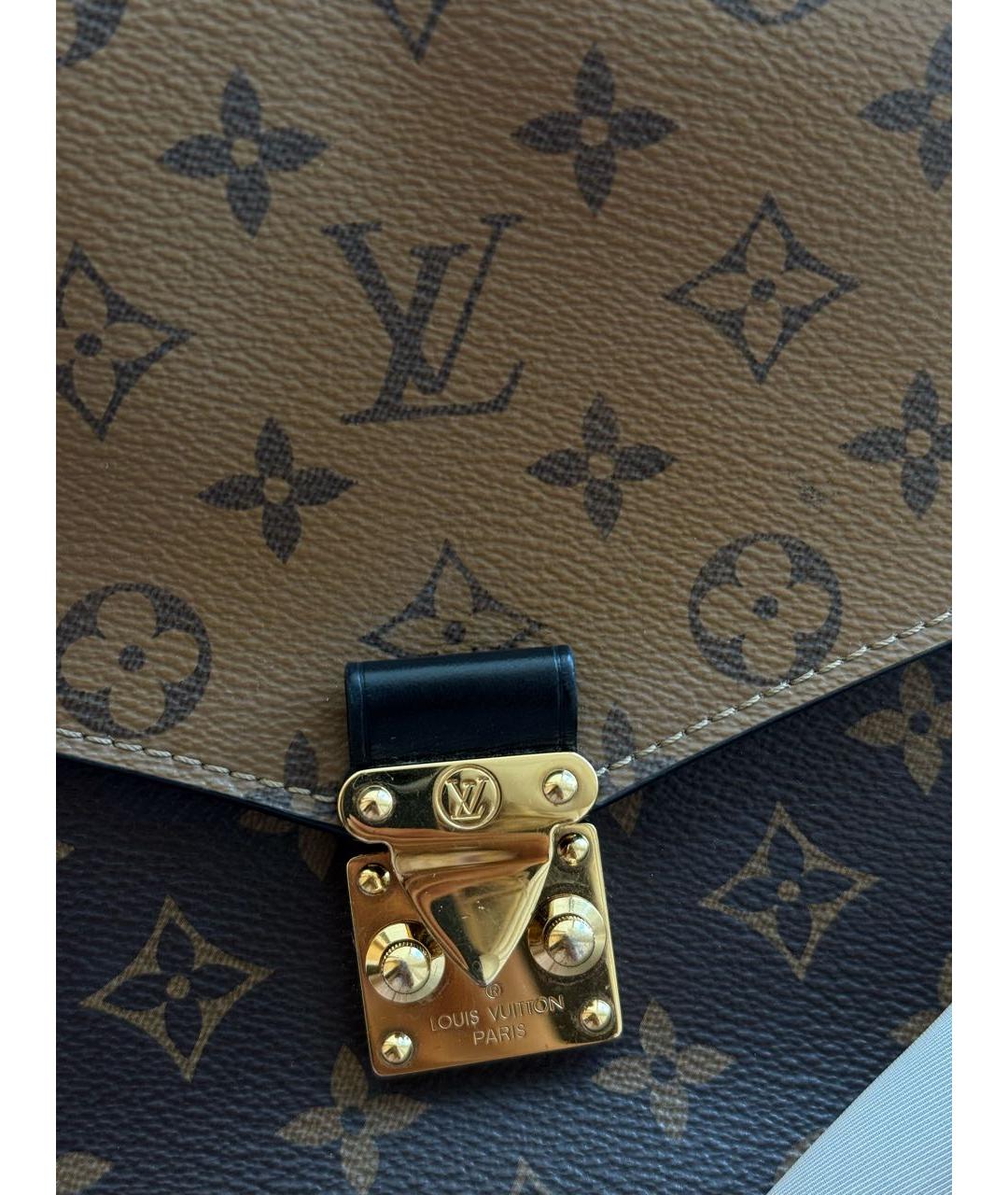 LOUIS VUITTON Коричневая сумка через плечо из канвы, фото 7