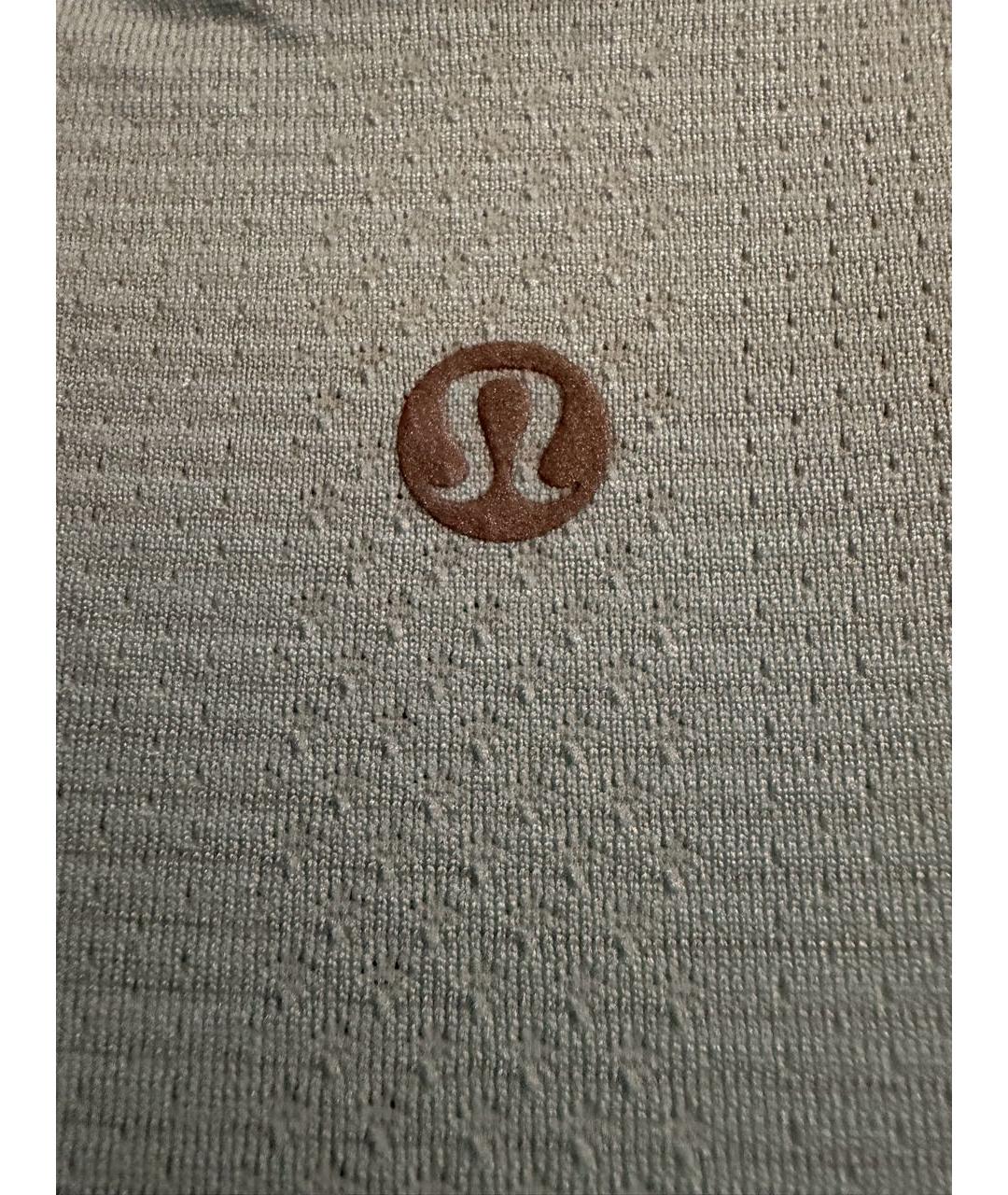 Lululemon Голубая нейлоновая майка, фото 7