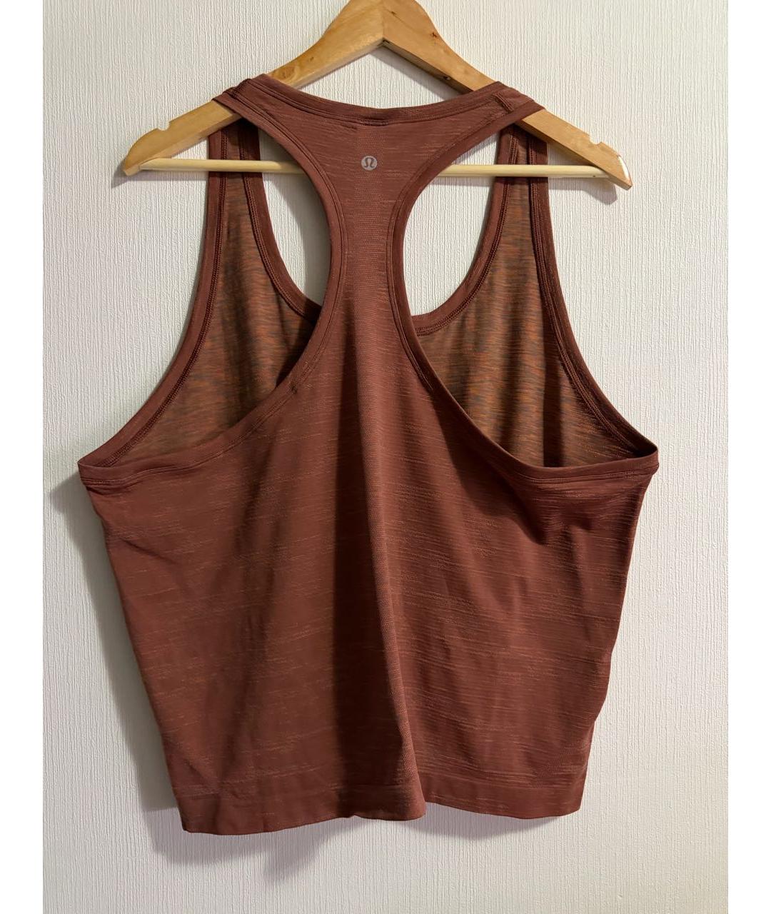 Lululemon Коричневая нейлоновая майка, фото 2