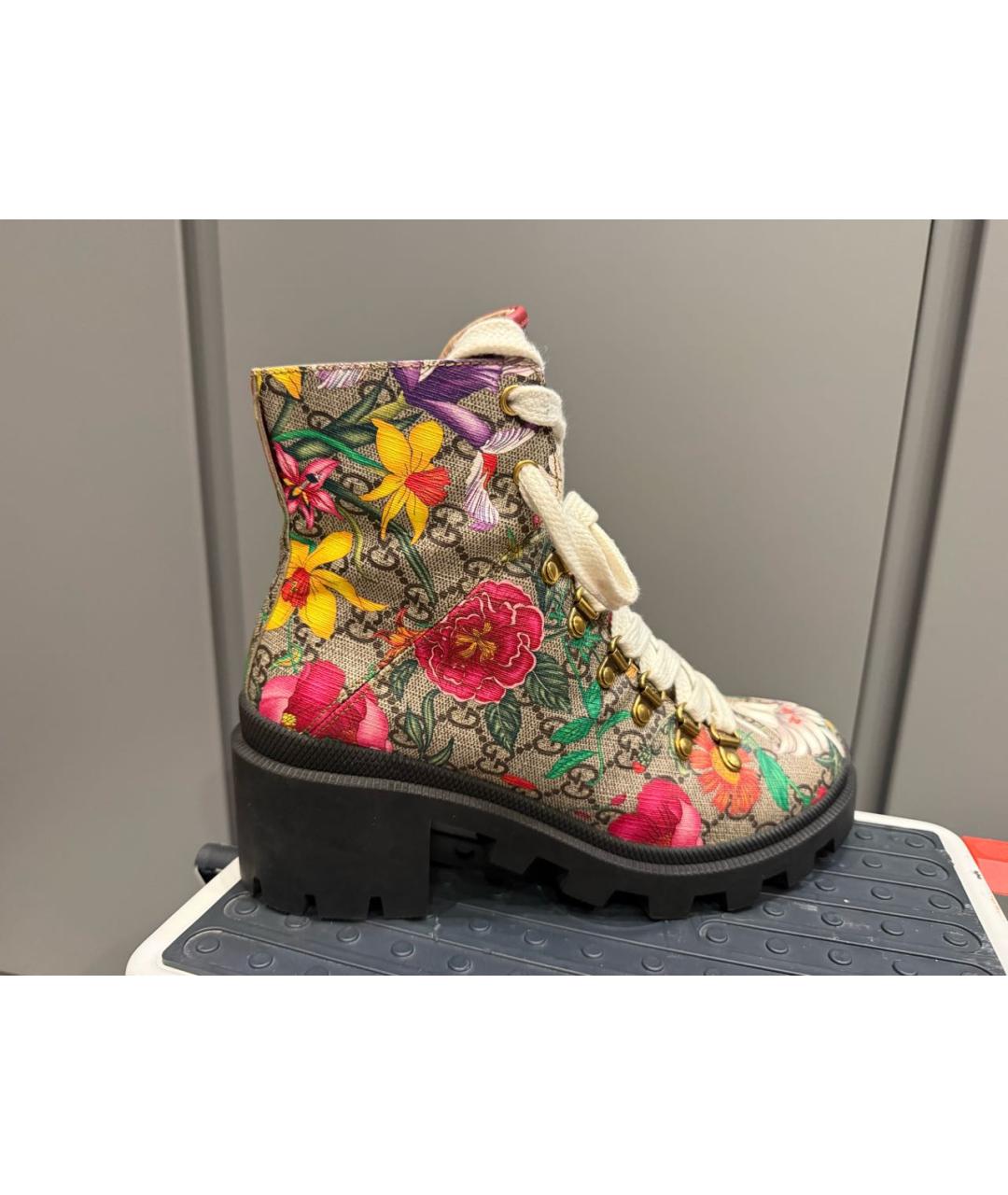 GUCCI Мульти кожаные ботинки, фото 4