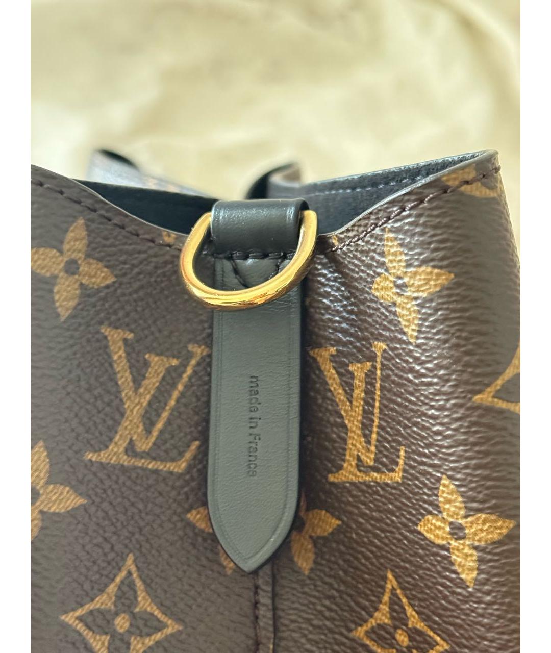LOUIS VUITTON Коричневая сумка через плечо из канвы, фото 3