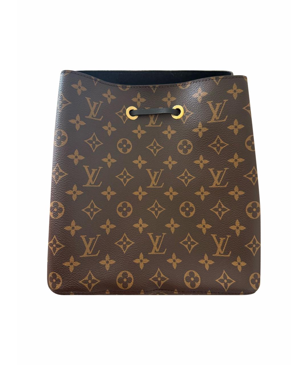 LOUIS VUITTON Коричневая сумка через плечо из канвы, фото 1
