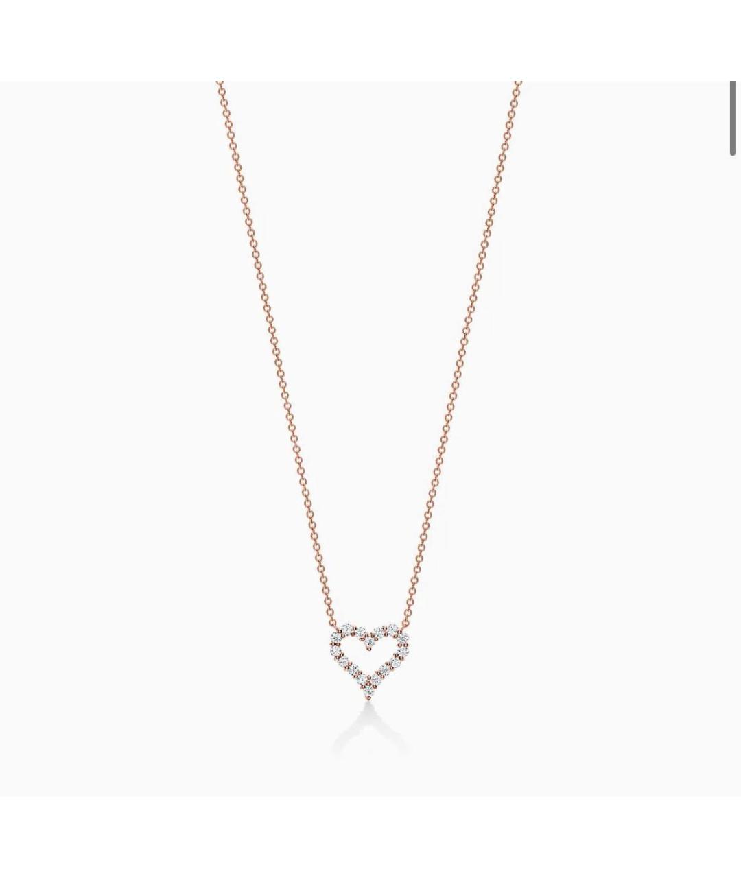 TIFFANY&CO Золотая подвеска из розового золота, фото 6
