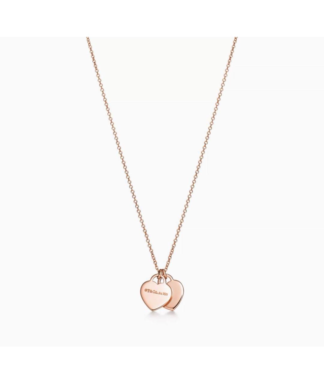 TIFFANY&CO Золотая подвеска из розового золота, фото 3