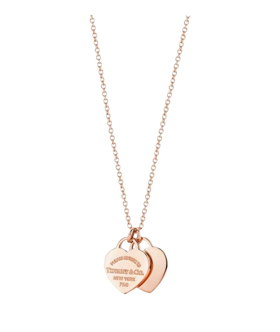 TIFFANY&CO Золотая подвеска из розового золота, фото 1