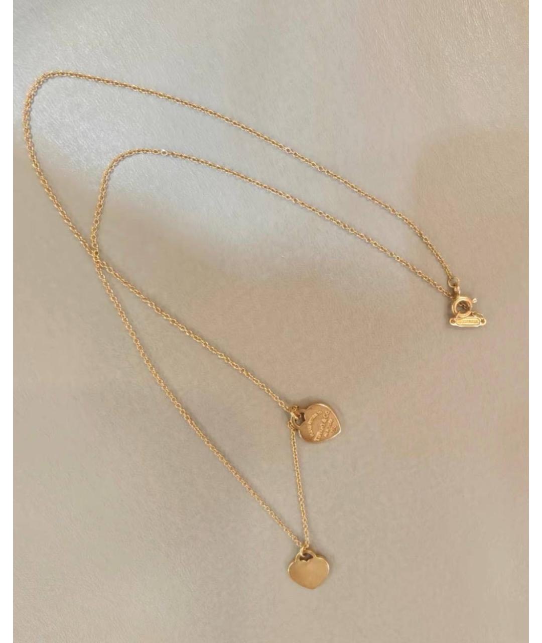 TIFFANY&CO Золотая подвеска из розового золота, фото 5