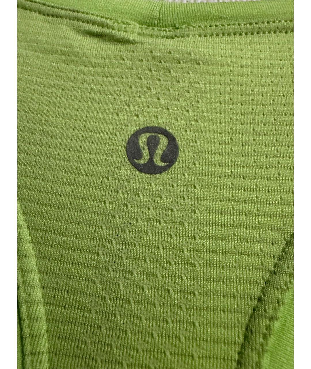 Lululemon Салатовая нейлоновая майка, фото 7