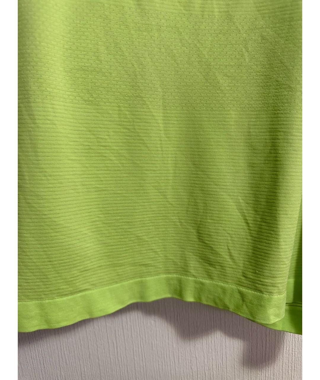 Lululemon Салатовая нейлоновая майка, фото 4