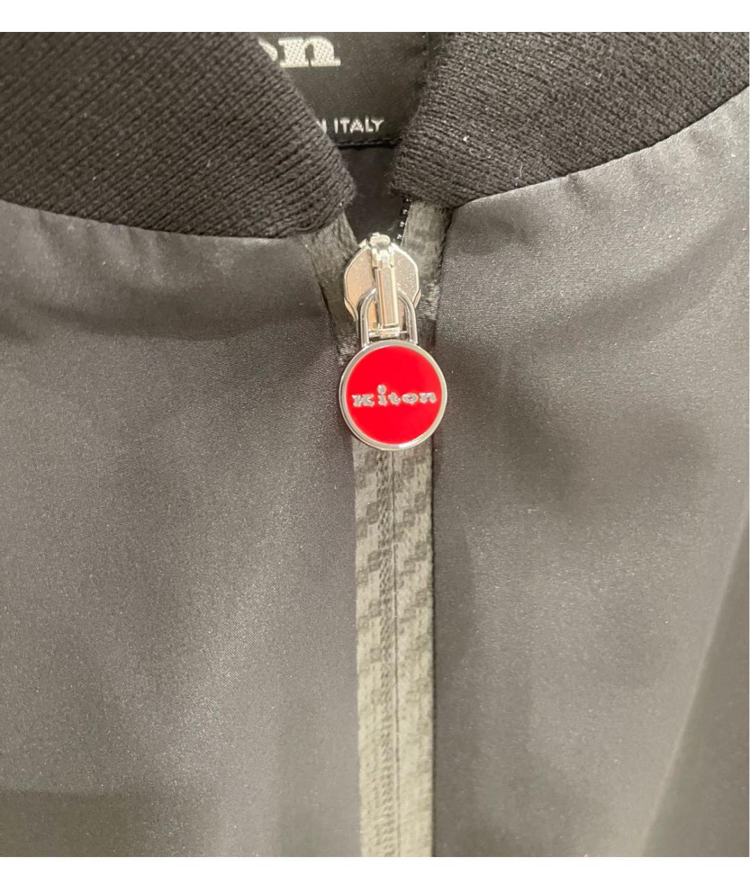 KITON Черная куртка, фото 2