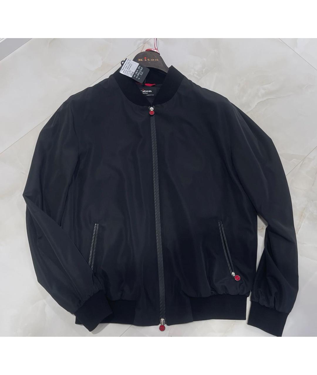 KITON Черная куртка, фото 6