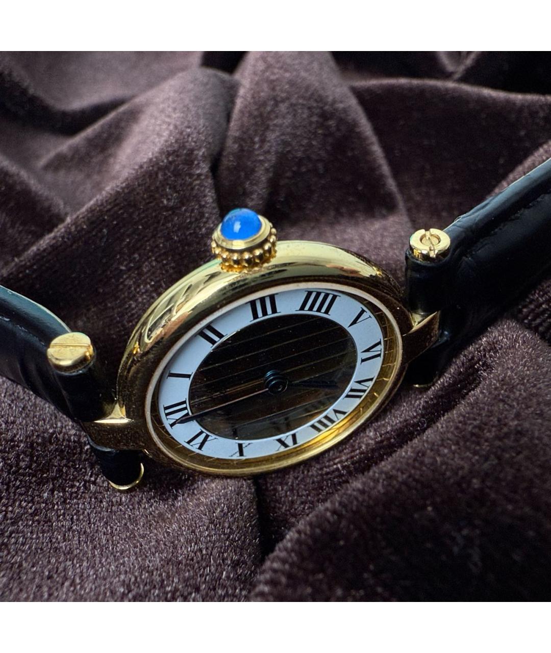 CARTIER Мульти позолоченные часы, фото 3