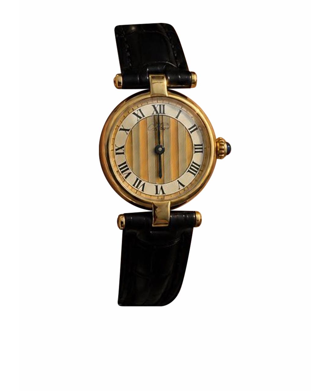 CARTIER Мульти позолоченные часы, фото 10